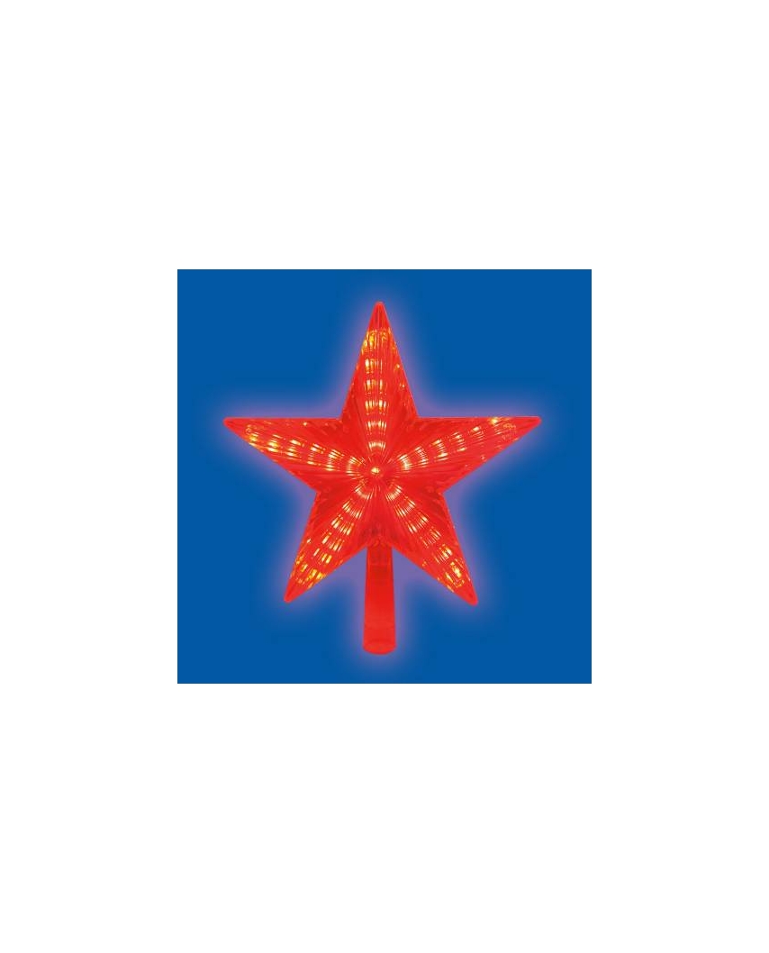 Uniel ULD-H2121-031/STA RED STAR-3 Украшение для ёлки «Звезда-3», 21 см. 31 светодиод. Красны