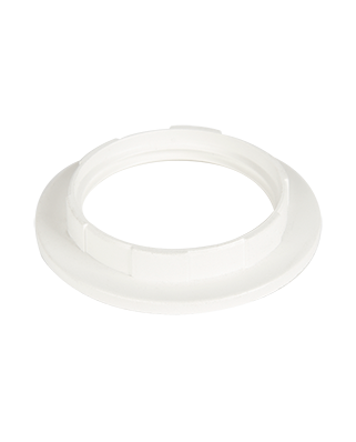 Ecola base Кольцо дополнительное к патрону E27 Белый (1 из уп. по 100) RB7SPWEAY