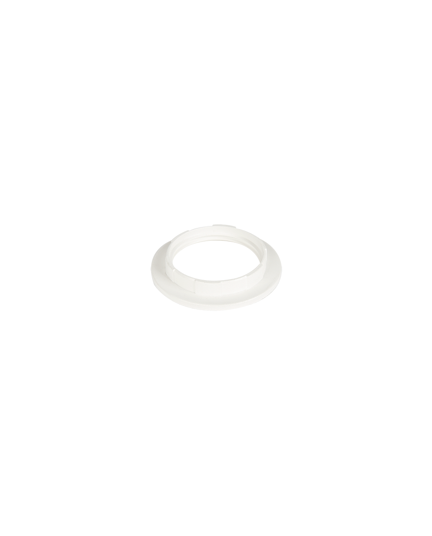 Ecola base Кольцо дополнительное к патрону E27 Белый (1 из уп