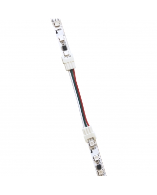 Apeyron Комплект коннекторов (2 клипсы с проводами) для адресн.свет.ленты 12/24В,RGB,IP20 09-100