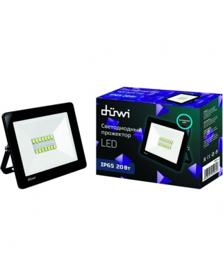 DUWI Прожектор светодиодный 20W, 6500К 25061 6 (50)
