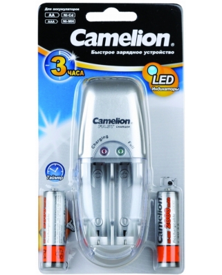 Camelion ВС-0615+2х2000mah (16) (Быстр,заряд,уст-в