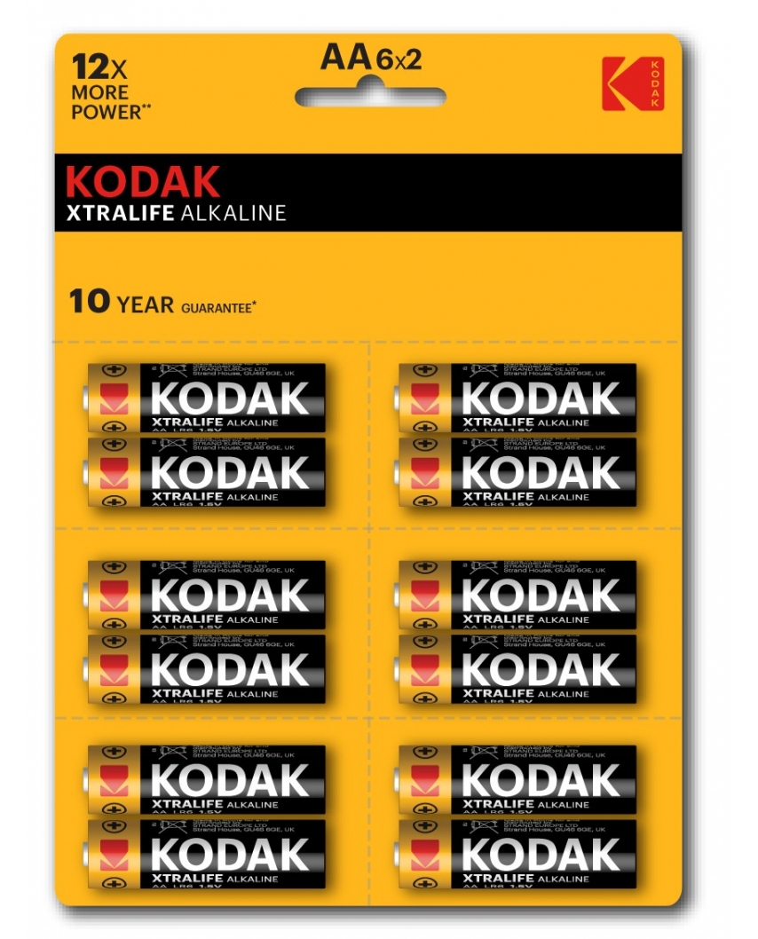 Kodak XTRALIFE LR6 12BL Элемент питания (6x2BL) [KAA-2x6 perf] (144/576)