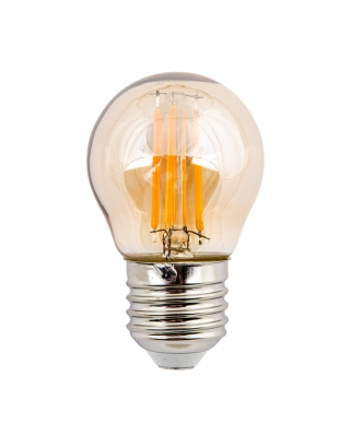Uniel LED-G45-5W/GOLDEN/E27 GLV21GO Лампа светодиодная Vintage. Форма «шар», золотистая колба. Карто