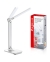 Ultraflash UF-819 C01 белый (Led, светильник настольный, 12Вт, 6000К, 3 ур.яркости, 2 плафона, кожа)