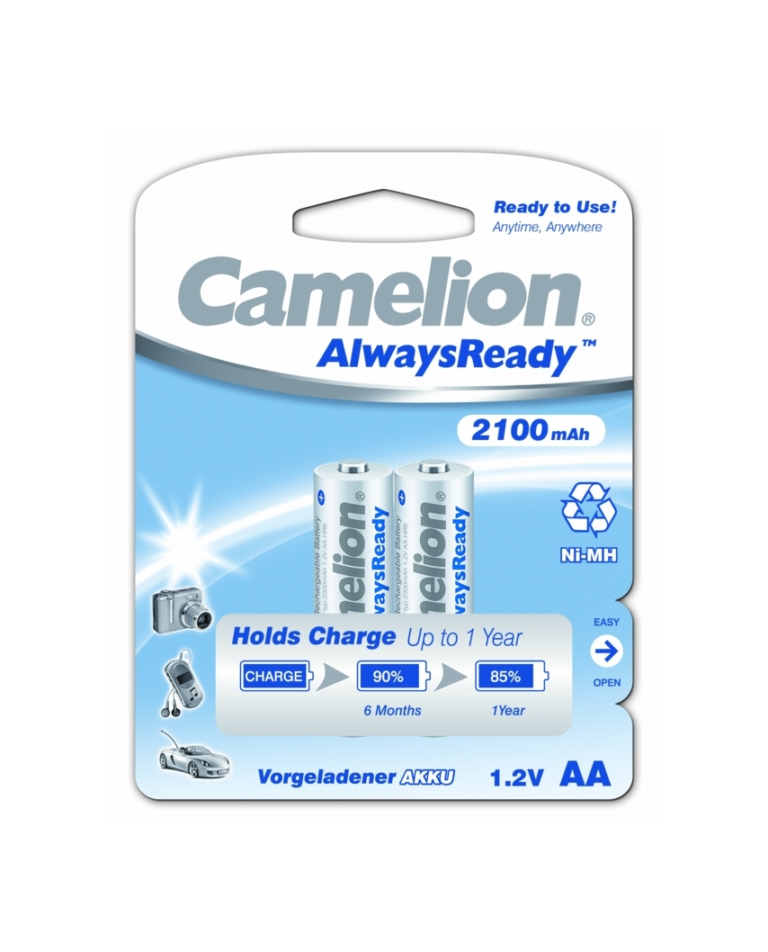 Camelion AA-2100mah Ni-Mh Always Ready (24)-384