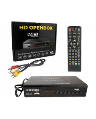 Openbox DVB-T2/C с Wi-Fi,Цифровой телевизионный приемник Dolby Digital (металл, дисплей)