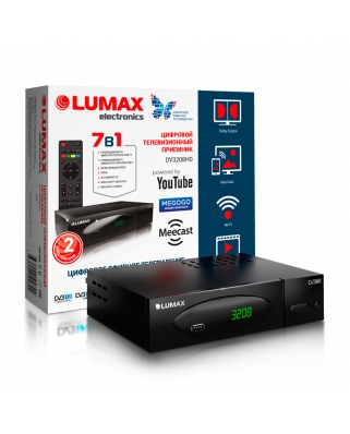 LUMAX DV3208HD Wi-Fi, Кинозал Цифровой телевизионный приемник