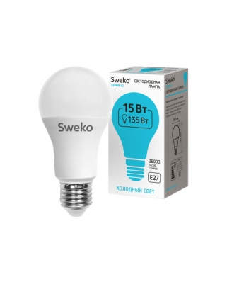 Sweko 42LED-A60-15W-230-4000K-E27 -Р Светодиодная лампа 38679