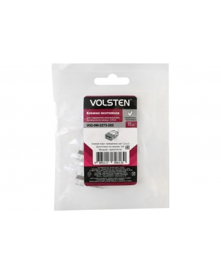 Volsten V02-9W-2273-202 (СМК, Строит-монт. клемма с пастой Cu/Pb 2 пр. до 2,5 мм, 32А, 450 В, 10 шт)