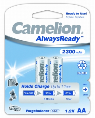 Camelion AA-2300mAh Ni-Mh Always Ready BL-2 (24)